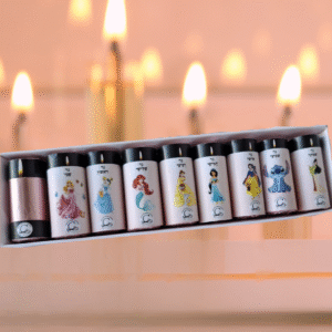 COFFRET PRINCESSES "Les Bougies de Hannoucah"